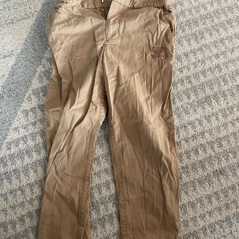 Burberry Kids Tan Pants